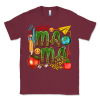 Burgundy mama teacher Classic Tee - texasbilliewilder