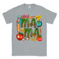 Heather Grey mama teacher Classic Tee - texasbilliewilder