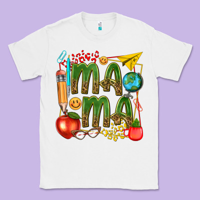 Mama Teacher Classic Tee Designed By Texasbilliewilder
