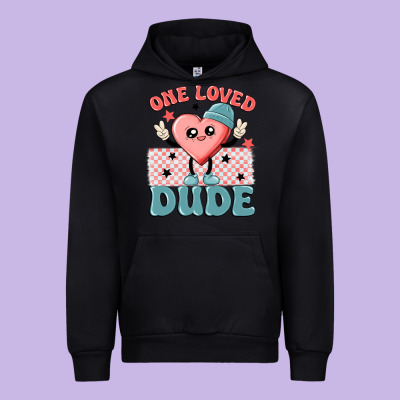 One Loved Dude Urban Hoodie Designed By Maliassmallbusiness