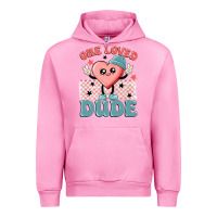 Fuchsia Pink one loved dude Urban Hoodie - MaliasSmallBusiness