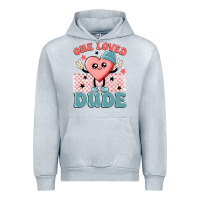 Heather Grey one loved dude Urban Hoodie - MaliasSmallBusiness
