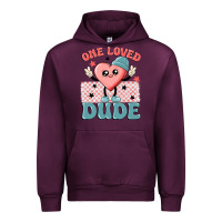 Mauve Wine one loved dude Urban Hoodie - MaliasSmallBusiness
