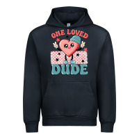 Navy one loved dude Urban Hoodie - MaliasSmallBusiness