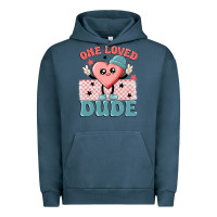 Pigment Midnight Navy one loved dude Urban Hoodie - MaliasSmallBusiness