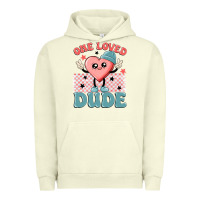 Pigment Pistachio one loved dude Urban Hoodie - MaliasSmallBusiness