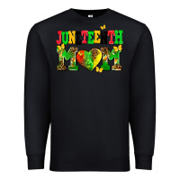 Black juneteenth mom Premium Sweatshirt - AdoDesignShop