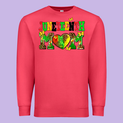 Juneteenth Mom Premium Sweatshirt Designed By Adodesignshop