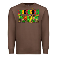 Chestnut juneteenth mom Premium Sweatshirt - AdoDesignShop