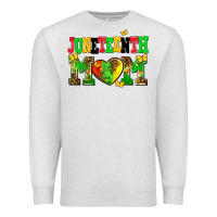Oatmeal Heather juneteenth mom Premium Sweatshirt - AdoDesignShop