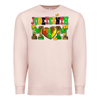Pale Pink juneteenth mom Premium Sweatshirt - AdoDesignShop