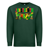 Sports Green juneteenth mom Premium Sweatshirt - AdoDesignShop
