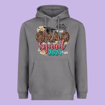 Grad Squad 2024 Heavyweight Hoodie Designed By Adodesignshop