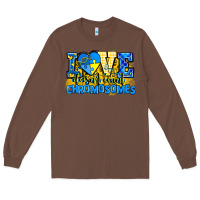 Chestnut love doesn't count chromosomes Long Sleeve Tee - AdoDesignShop