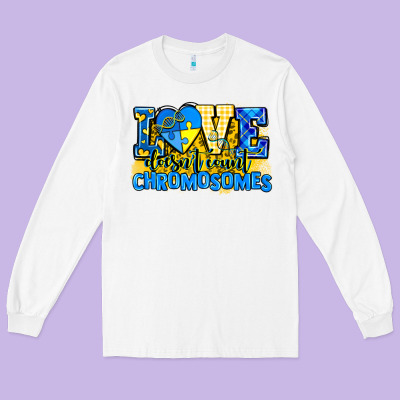 Love Doesn't Count Chromosomes Long Sleeve Tee Designed By Adodesignshop