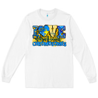 White love doesn't count chromosomes Long Sleeve Tee - AdoDesignShop
