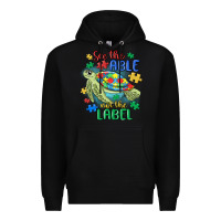 Black see the able not the label Premium Hoodie - MaliasSmallBusiness