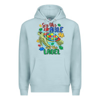 Blue Mist see the able not the label Premium Hoodie - MaliasSmallBusiness