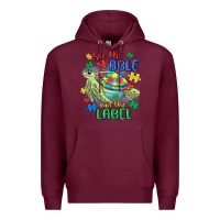 Burgundy see the able not the label Premium Hoodie - MaliasSmallBusiness