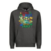 Charcoal Heather see the able not the label Premium Hoodie - MaliasSmallBusiness