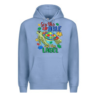 Colony Blue see the able not the label Premium Hoodie - MaliasSmallBusiness