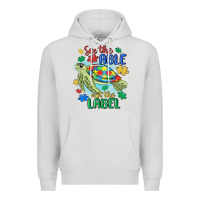 Dove Grey see the able not the label Premium Hoodie - MaliasSmallBusiness