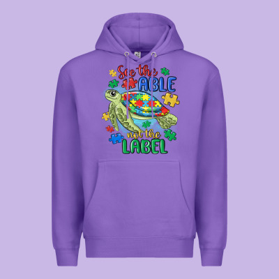 See The Able Not The Label Premium Hoodie Designed By Maliassmallbusiness