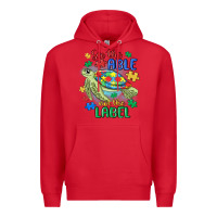 Red see the able not the label Premium Hoodie - MaliasSmallBusiness