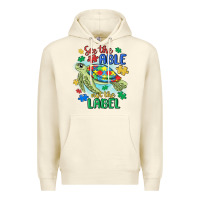 Sandshell see the able not the label Premium Hoodie - MaliasSmallBusiness