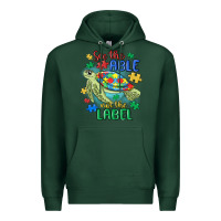 Sports Green see the able not the label Premium Hoodie - MaliasSmallBusiness