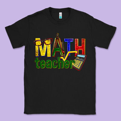 Math Teacher Classic Tee Designed By Texasbilliewilder
