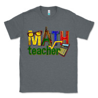 Charcoal Heather math teacher Classic Tee - texasbilliewilder