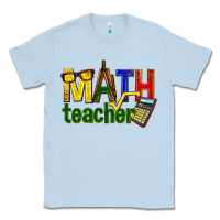 Dusty Blue math teacher Classic Tee - texasbilliewilder