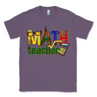 Lavender math teacher Classic Tee - texasbilliewilder