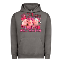Pigment Tornado Happy Hallothanksmas Pigs pink Urban Hoodie - NancyCooperArtShop