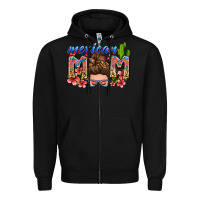 Black mexican mom Zipper Hoodie - Zillion Design Studio