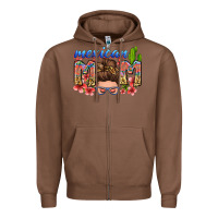 Chestnut mexican mom Zipper Hoodie - Zillion Design Studio