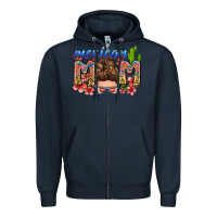 Navy mexican mom Zipper Hoodie - Zillion Design Studio