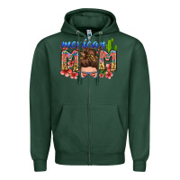 Sports Green mexican mom Zipper Hoodie - Zillion Design Studio