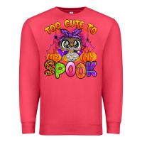 Cardinal too cute to spook with owl Premium Sweatshirt - Artiststas