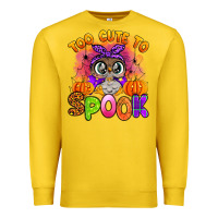 Lemon too cute to spook with owl Premium Sweatshirt - Artiststas