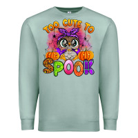 Seafoam too cute to spook with owl Premium Sweatshirt - Artiststas