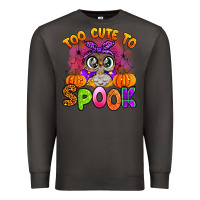 Smoke too cute to spook with owl Premium Sweatshirt - Artiststas