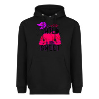 Black a little wild a little sweet Heavyweight Hoodie - JahusDesignShop
