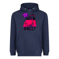 Navy a little wild a little sweet Heavyweight Hoodie - JahusDesignShop