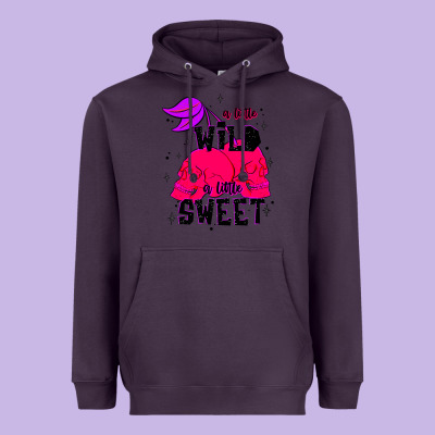 A Little Wild A Little Sweet Heavyweight Hoodie Designed By Jahusdesignshop