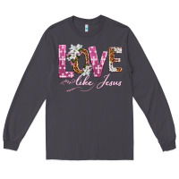 Smoke love like jesus Long Sleeve Tee - texasbilliewilder