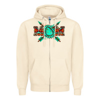 Sandshell aztec mom Zipper Hoodie - Zillion Design Studio