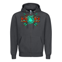 Smoke aztec mom Zipper Hoodie - Zillion Design Studio