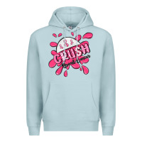 Blue Mist crush breast cancer Premium Hoodie - MaliasSmallBusiness